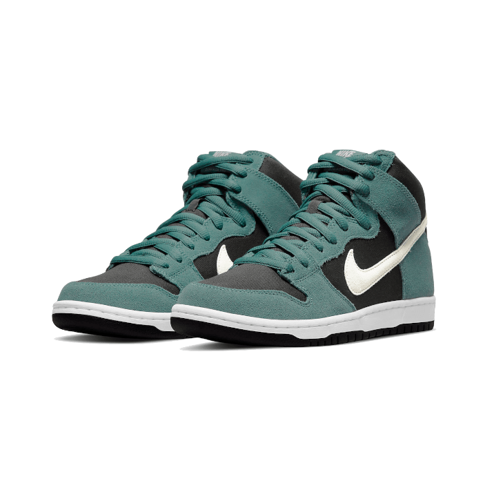 Nike - Nike Sb Dunk High Zapatillas de ante verdes - Verde