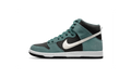 Nike Sb Dunk High Green Suede - Vert