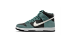 Nike Sb Dunk High Green Suede - Vert