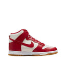 Dunk High Sneakers - White and Red
