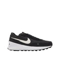 Waffle One Leather Trainers - Black