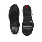 Waffle One Leather Trainers - Black
