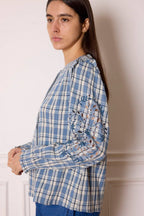 Blouse Nikkie - Bleu