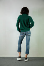Nina Jumper Dark Green - Bhoomi