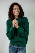 Nina Jumper Dark Green - Bhoomi
