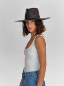 Sombrero de Paja Nino - Morado Oscuro