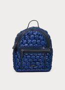 Lancel - Sac À Dos Ninon Zippe S - Bleu Petrole - Femme