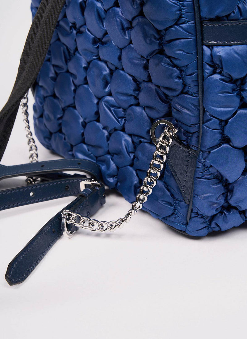 Lancel - Sac À Dos Ninon Zippe S - Bleu Petrole - Femme