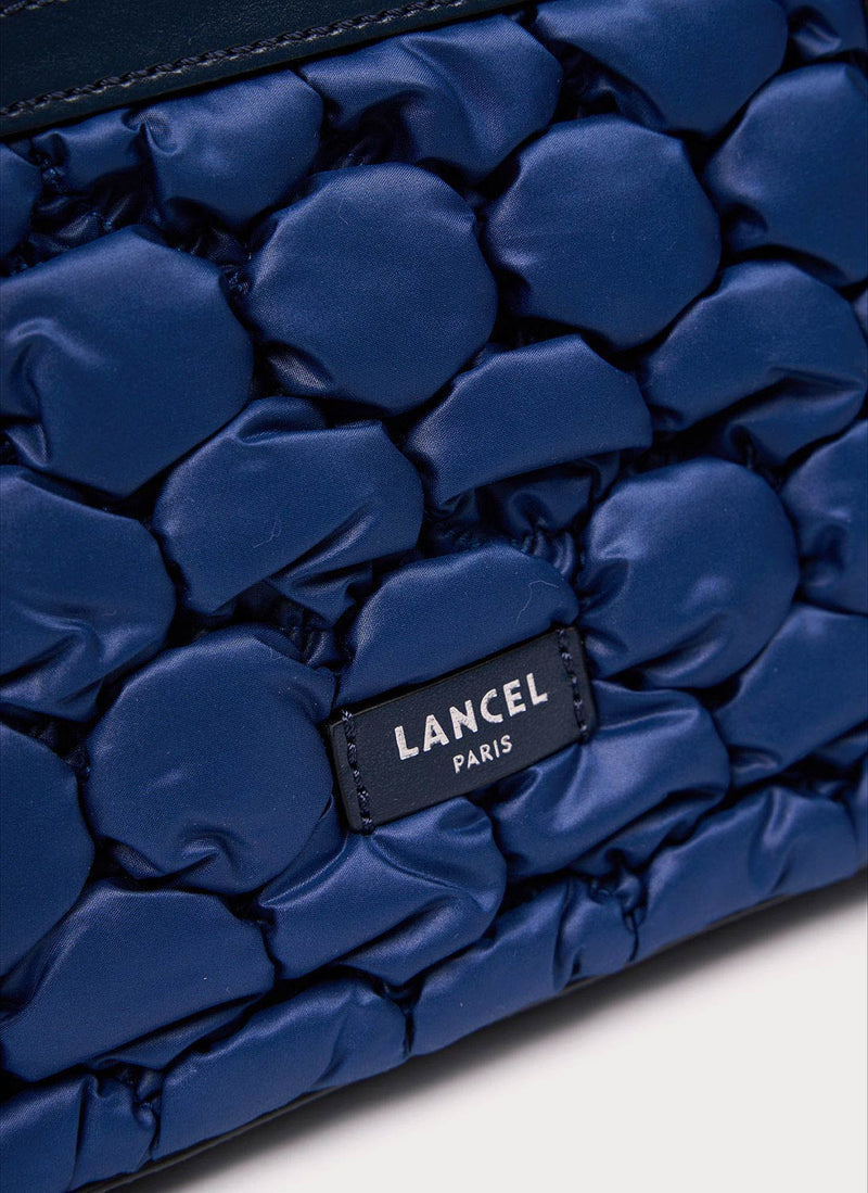 Lancel - Sac À Dos Ninon Zippe S - Bleu Petrole - Femme