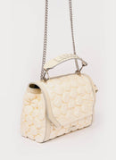 Lancel - Sac Ninon Rabat M - Creme - Femme