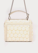 Lancel - Sac Ninon Rabat M - Creme - Femme