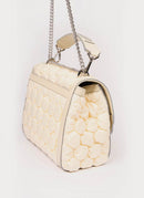 Lancel - Sac Ninon Rabat M - Creme - Femme