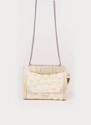 Lancel - Sac Ninon Rabat M - Creme - Femme