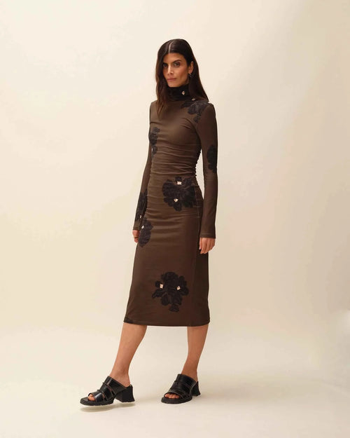 vestido estampado Nadia