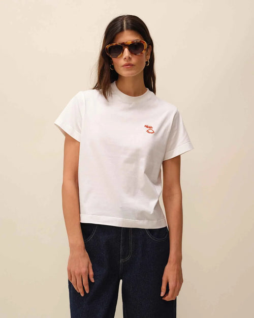 camiseta bordada Olga