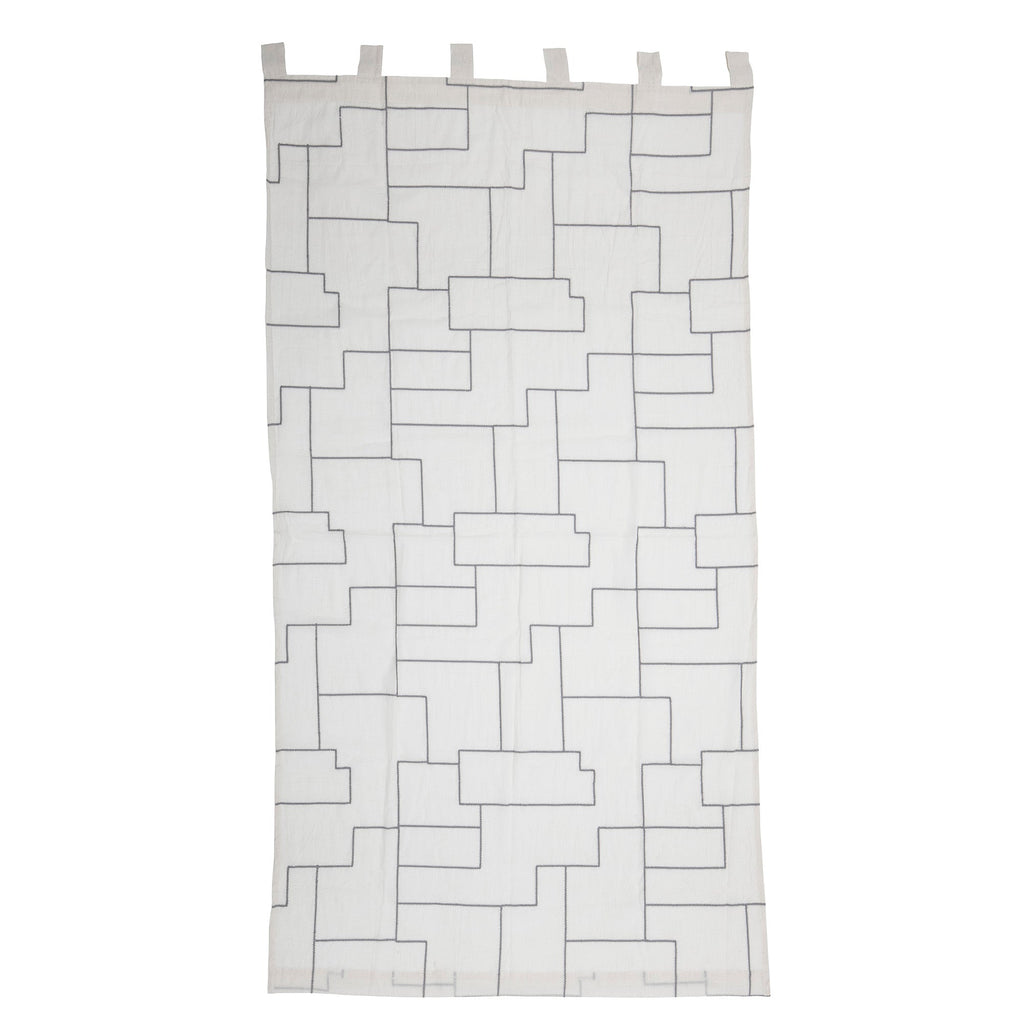 Lyria - Set of 2 Curtains - Natural - Cotton