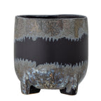 Nasru - Plant Pot - Black - Stoneware
