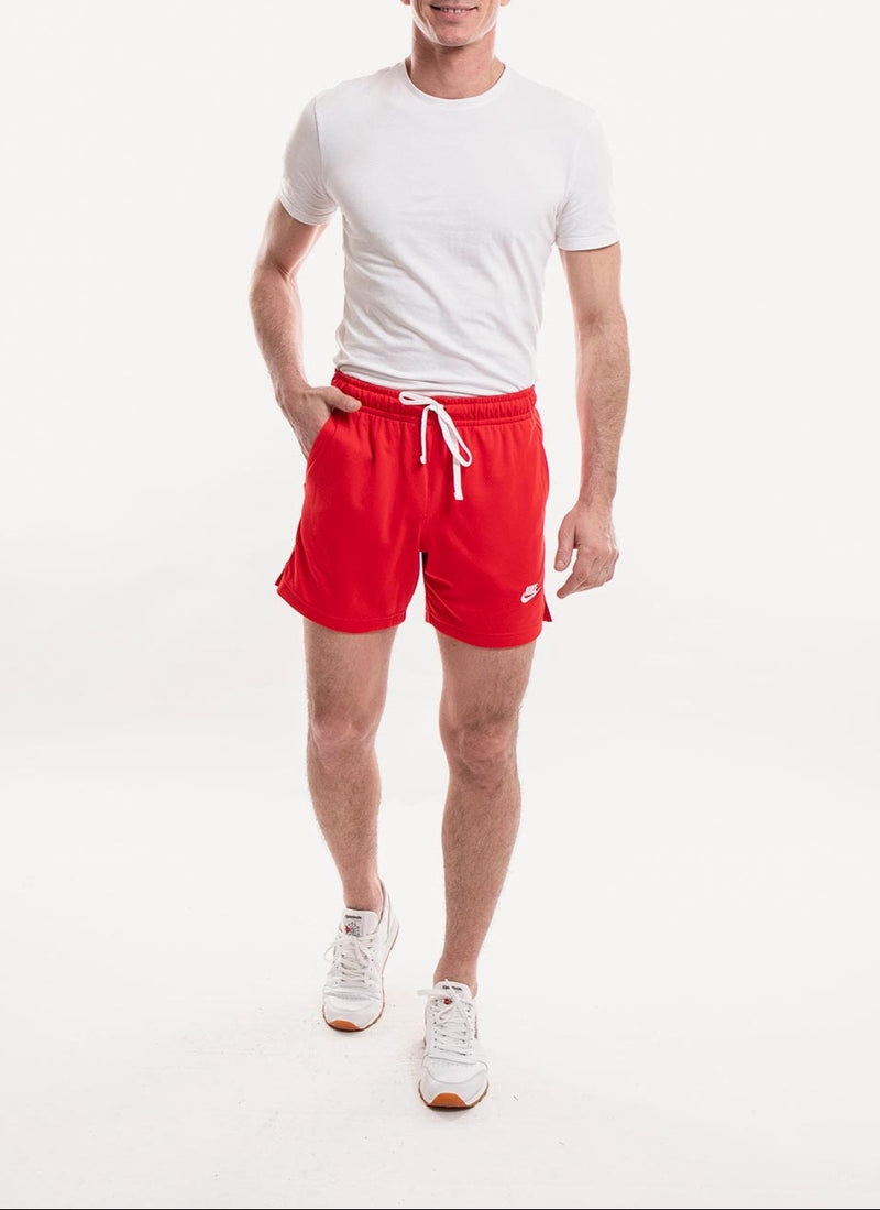 Nike - Short Club Flow Mesh - University Red - Homme