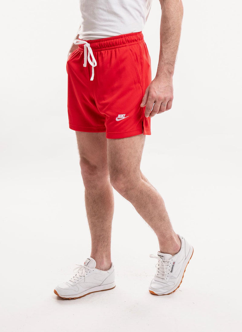 Nike - Short Club Flow Mesh - University Red - Homme