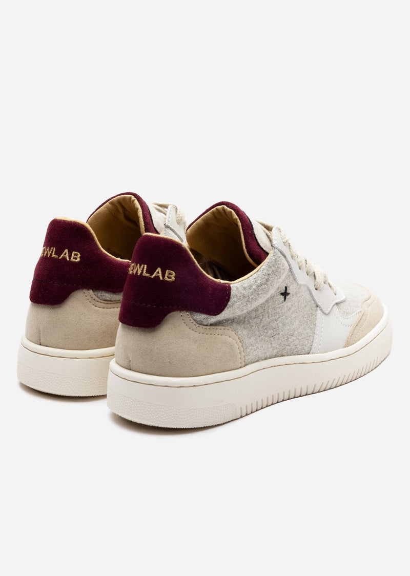 NL11 White/Grey/Burgundy - NEWLAB - Chaussures - NEWLAB