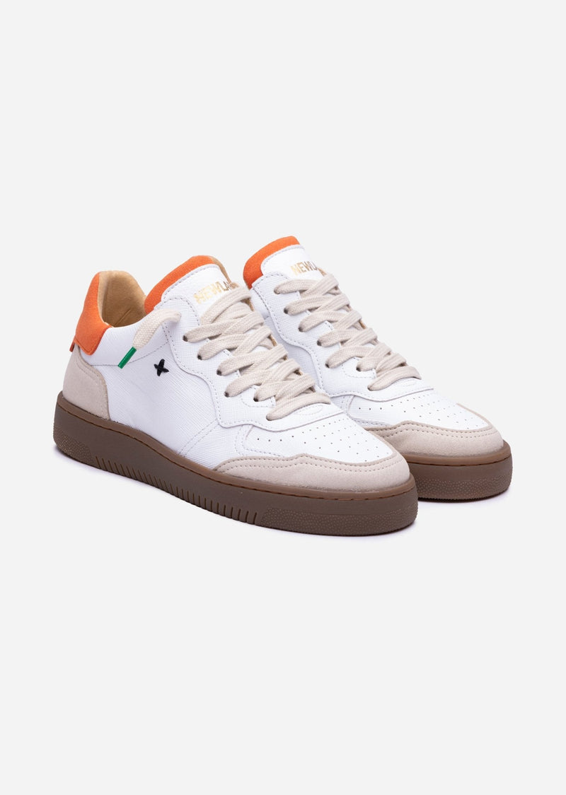 NL11 White/Orange/Camel - NEWLAB - Chaussures - NEWLAB