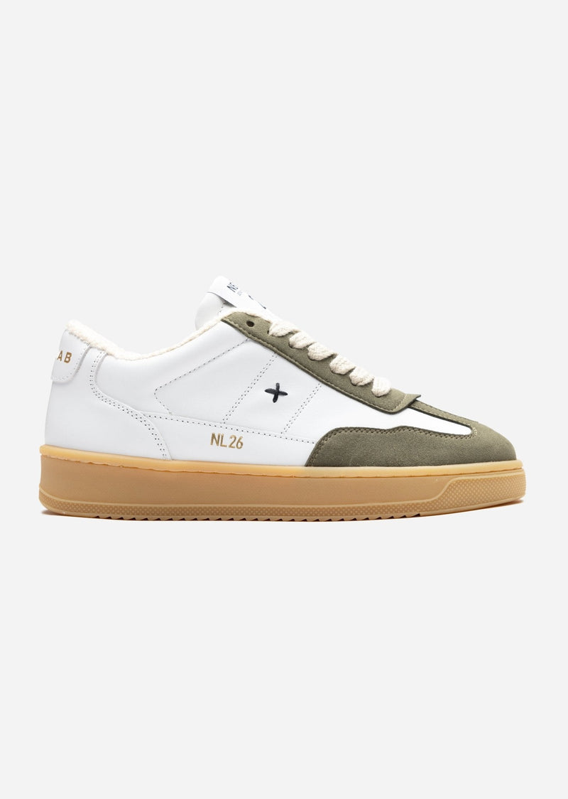 NL26 White/Khaki - NEWLAB - Chaussures - NEWLAB