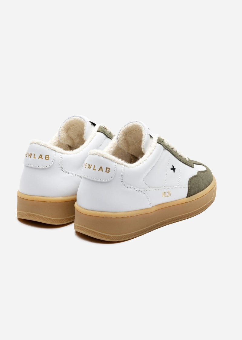 NL26 White/Khaki - NEWLAB - Chaussures - NEWLAB