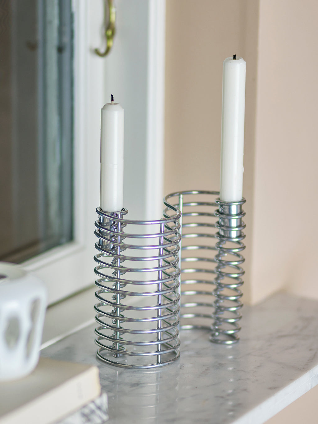 Wavela - Bougeoir - Argenté - Fer
