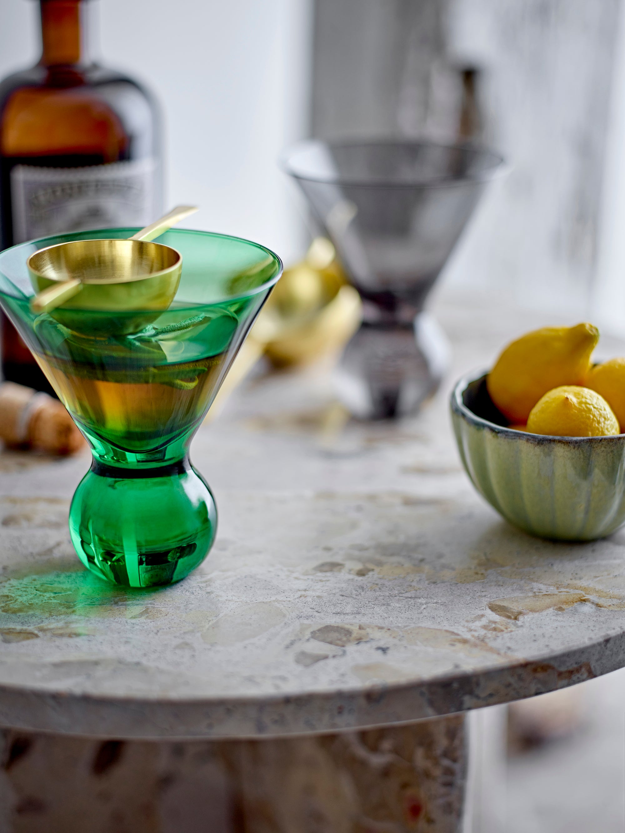 Corliss - Verre À Cocktail - Vert - Verre