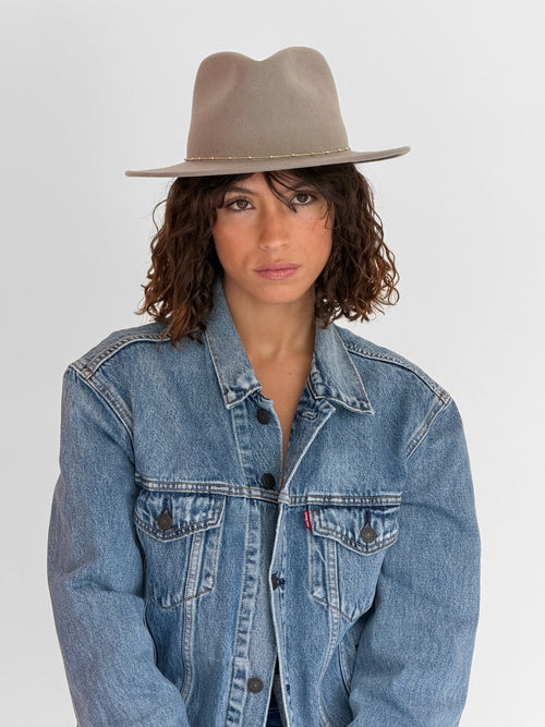 Sombrero de Fieltro Noe - Cemento