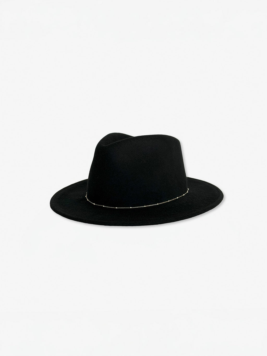 Noe Silver Felt Hat - Black