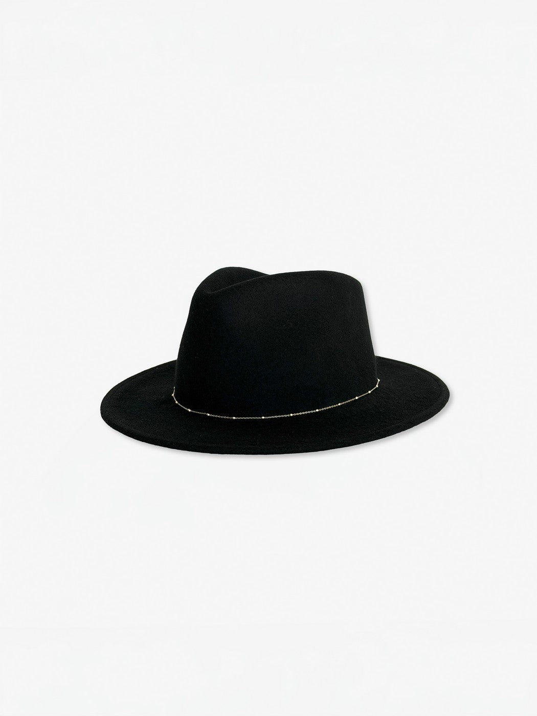 Noe Silver Felt Hat - Black