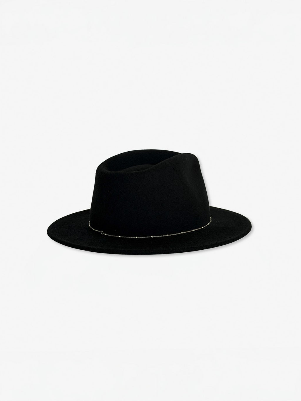 Noe Silver Felt Hat - Black