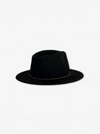 Noe Silver Felt Hat - Black