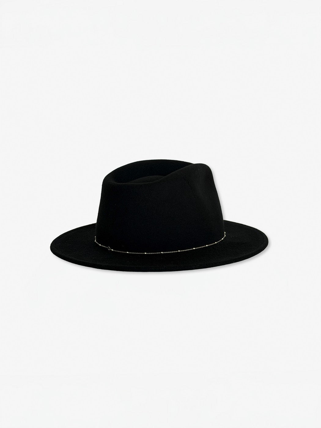 Noe Silver Felt Hat - Black