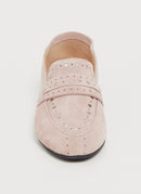 Free Lance - Mocassins Noïs Stud - Nude/Argent - Femme