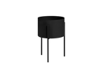 Maki Flower Pot – Large - Vulcano Black