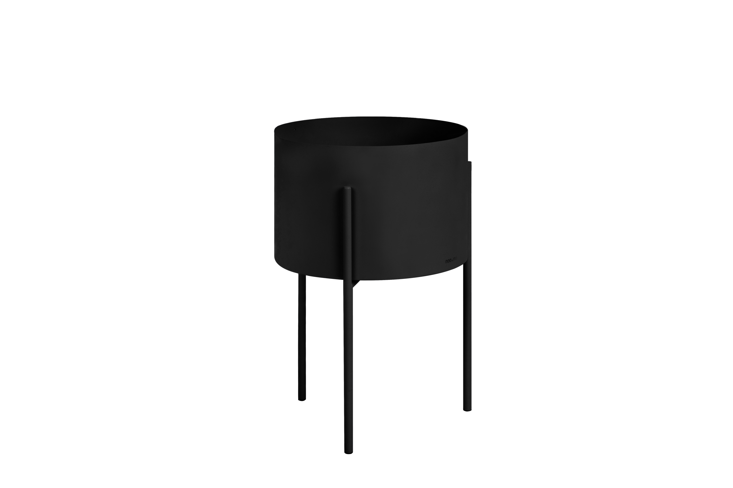 Maki Flower Pot – Large - Vulcano Black
