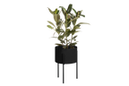 Maki Flower Pot – Large - Vulcano Black