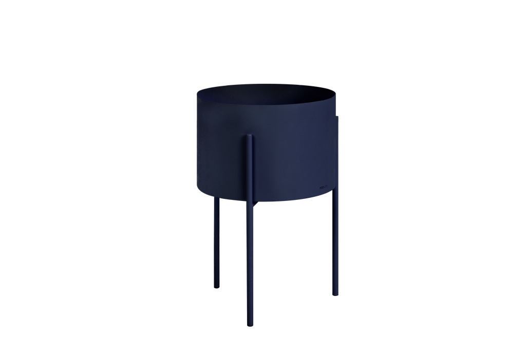 Maki - Pot De Fleurs - Acier - Storm Blue