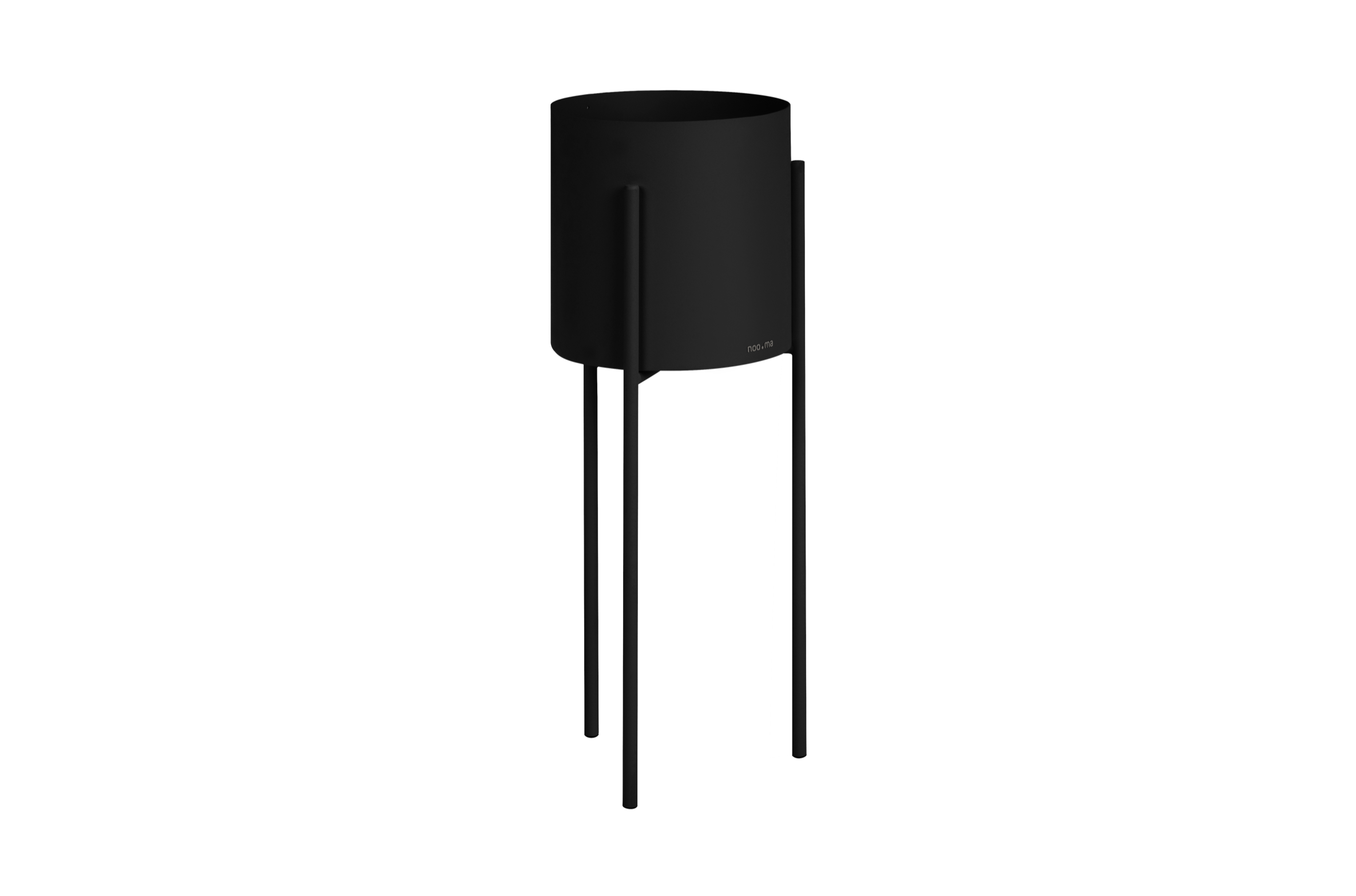 Maki Flower Pot – Large – Vulcano Black