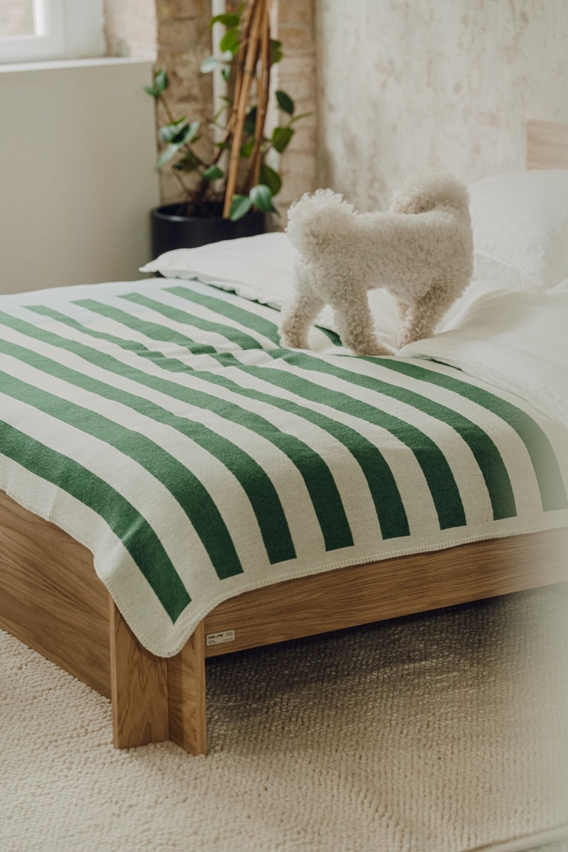 Onu - Throw - Cotton - Forest-Green
