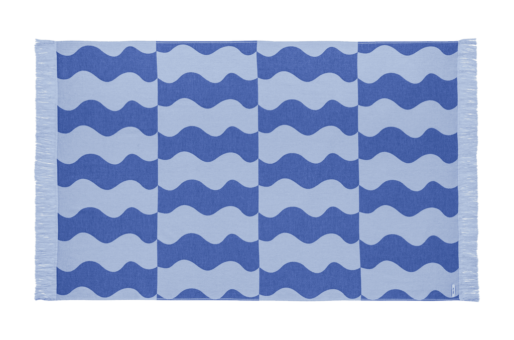 Serviette De Plage Nugo - Blueberry Pie & Baby Blue