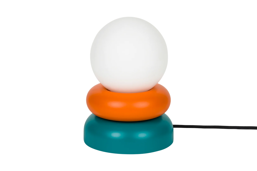 Lampe Otem - Orange Peel & Deep Turquoise