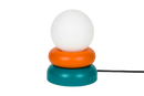 Lampe De Table Otem - Écorce D’Orange Et Turquoise Foncé