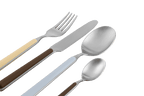 Set of 4 Noli Cutlery - 1 Person - Baby Blue