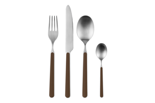 Set 4 Couverts Noli - 1 Personne - Cocoa Brown