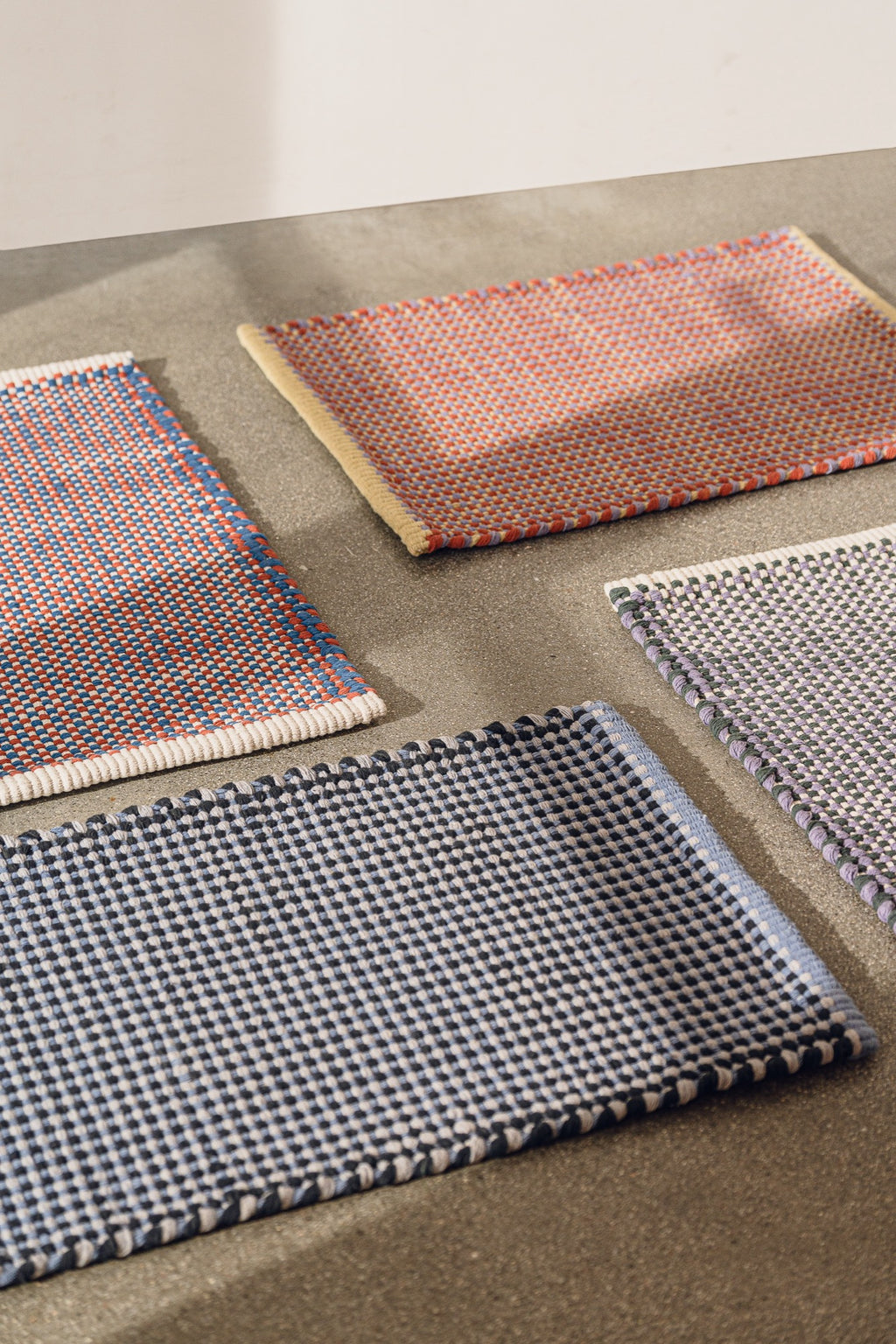 Dei Doormat - Blue & Terracotta & Beige