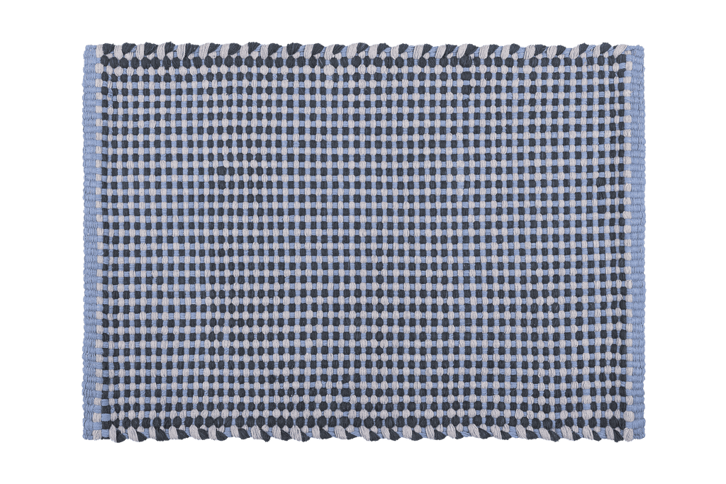 Felpudo Dei - Black & Grey & Light Blue