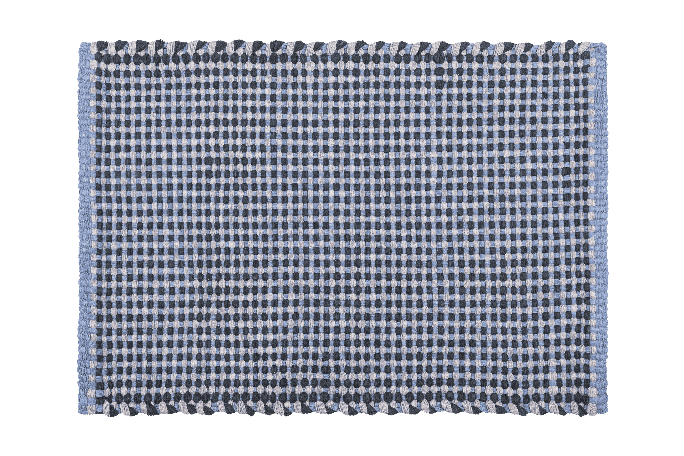 Felpudo Dei - Black & Grey & Light Blue